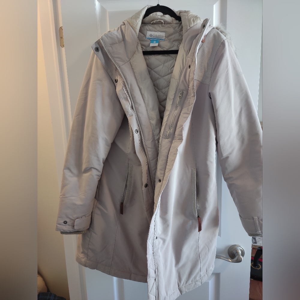 Columbia winter jacket grey